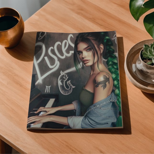 Papel De Seda Peixes: Dissociação de Piano Musical do Zodiac (Criador carregado)