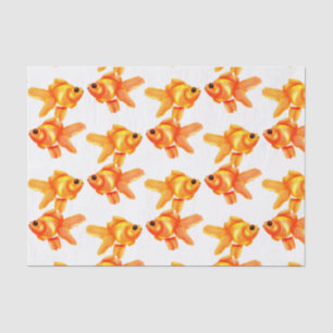 Papel De Seda Peixes Dourados Popeyed bonitos