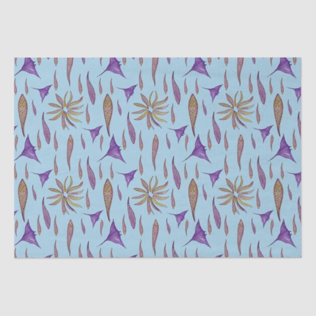 Papel De Seda Peixes e Raios (Frente )