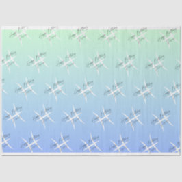 Papel De Seda Peixes Quebra de Cor de Aniversário