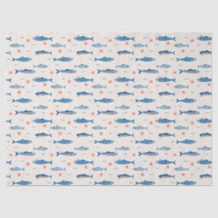 Papel De Seda Peixinhos
