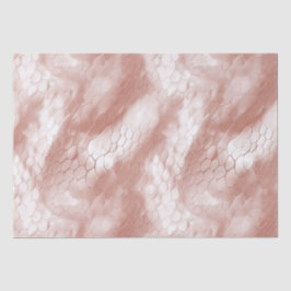 Papel De Seda Pele Cobra branca rosa Dourada