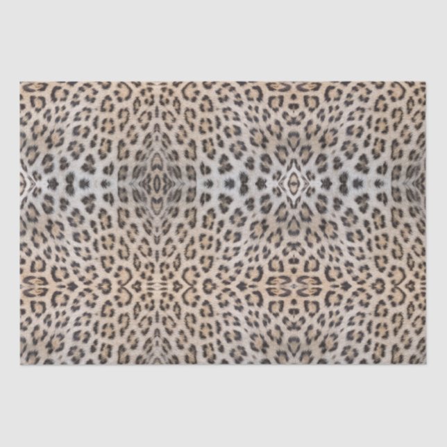 Papel De Seda pele de na moda-leopardo com pele de animais com p (Frente )