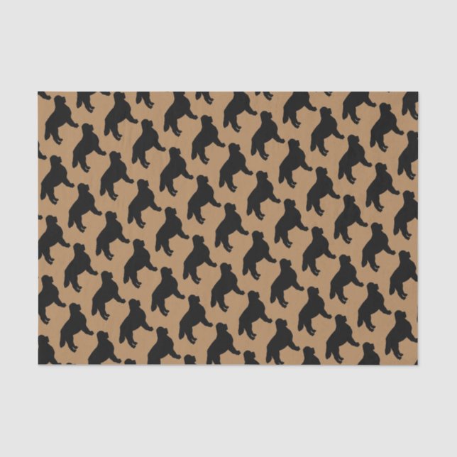 Papel De Seda Pelo Amor dos Cães de Montanha Berneses (Frente )