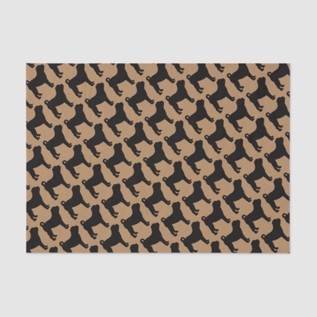 Papel De Seda Pelo amor dos cães xereiros chineses (Frente )