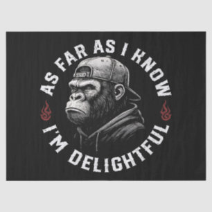 Papel De Seda Pelo que eu sei, sou um macaco engraçado