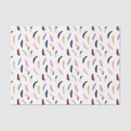 Papel De Seda Penas Cor-de-Rosa (Design 66 Série Rosa)