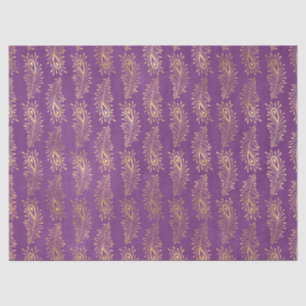 Papel De Seda Penas de Peacock Abstrato Douradas na página de d