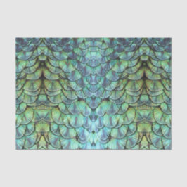 Papel De Seda Penas Luxuosas e Elegantes De Peacock Back