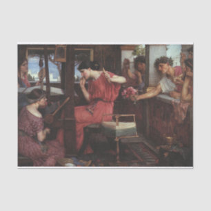 Papel De Seda Penelope e Suitors por J W Waterhouse - 1912
