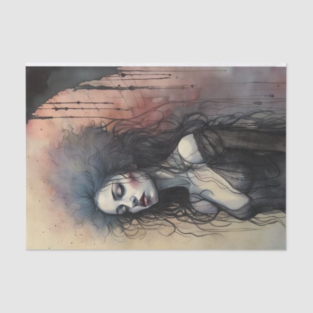 Papel De Seda Penny Dreadfuls Gothic Decoupage Paper (Frente )