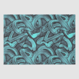 Papel De Seda pensamento profundo - preto e branco: