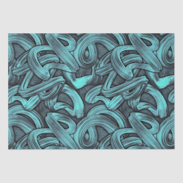 Papel De Seda pensamento profundo - preto e branco: (Frente )