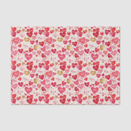 Papel De Seda Pensamento Whimsical & Sweet Heart
