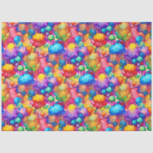 Papel De Seda Pensamentos Coloridos