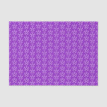 Pentagrama Branco no Roxo