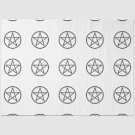 Papel De Seda Pentagrama do Wiccan