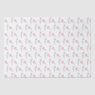 Papel De Seda Peônias Por Favor Rosa Bonito e Elegante