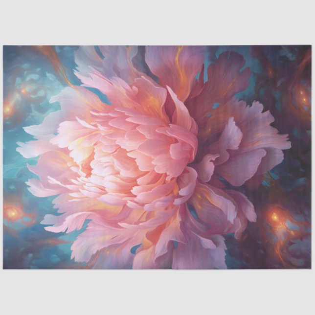 Papel De Seda Peonies Series Design 8 (Frente )