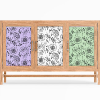 Papel De Seda Peony Elegance com plano de fundo editável