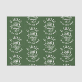 Papel De Seda Pequena câmera está no caminho chá de fraldas