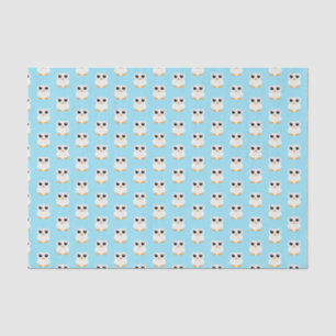 Papel De Seda "Pequena Coruja Branca"