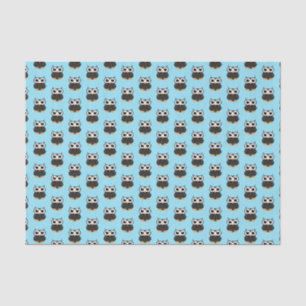 Papel De Seda "Pequena Coruja Negra"