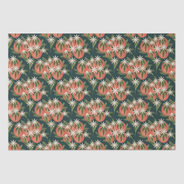 Papel De Seda Pequena Cutie Clementine Green (Frente )