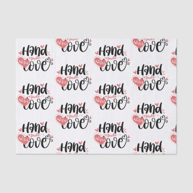 Papel De Seda Pequenas Empresas Entrega Manipulada Com Amor (Frente )