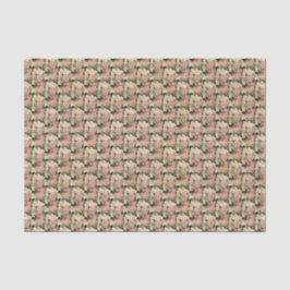 Papel De Seda Pequenas Rosas Rosa