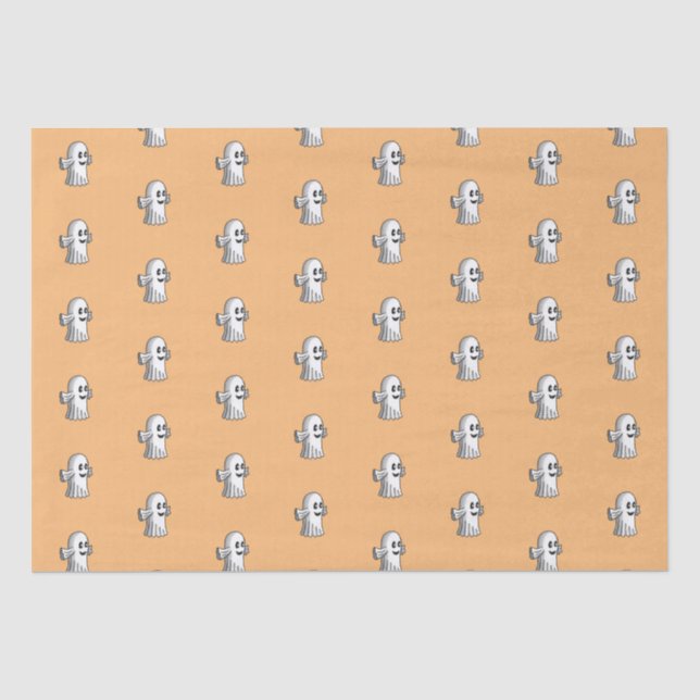 Papel De Seda Pequeno Fantasma Fofo (Frente )
