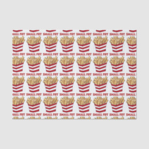 Papel De Seda Pequeno Fry Foodie Francês Fries Bebê Tecido