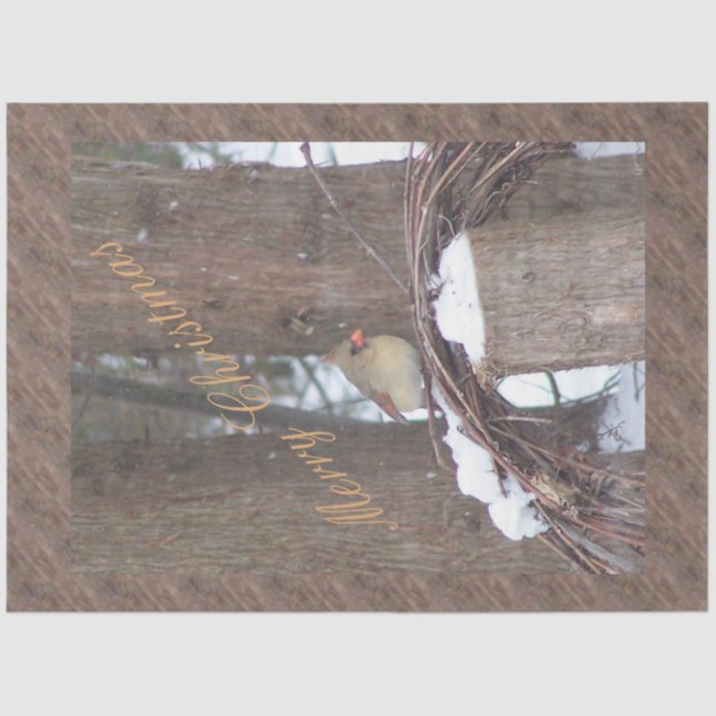 Papel De Seda Pequenos desejos de natal (Frente )