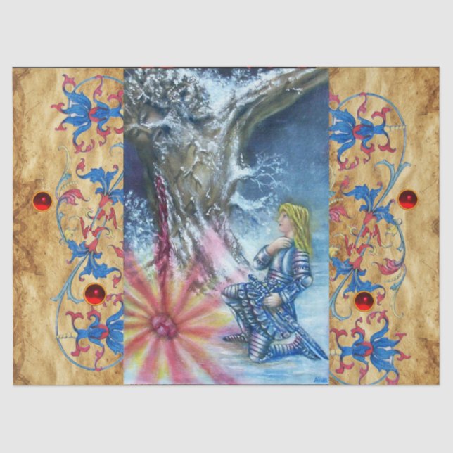 PAPEL DE SEDA PERCEPÇÃO E VISÃO DO FERIMENTO SANTO (Frente )