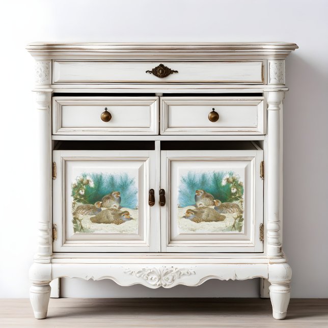 Papel De Seda Perdiz inglesa com gordo e palitos, Art (Criador carregado)