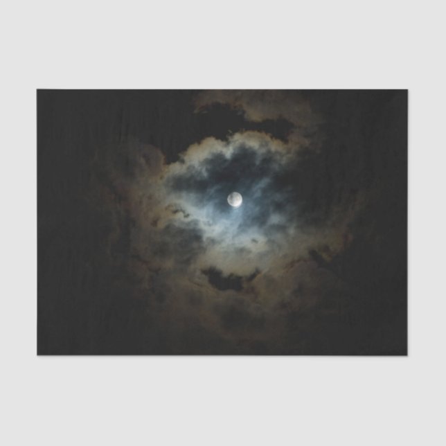 Papel De Seda pérola da meia-noite (Frente )