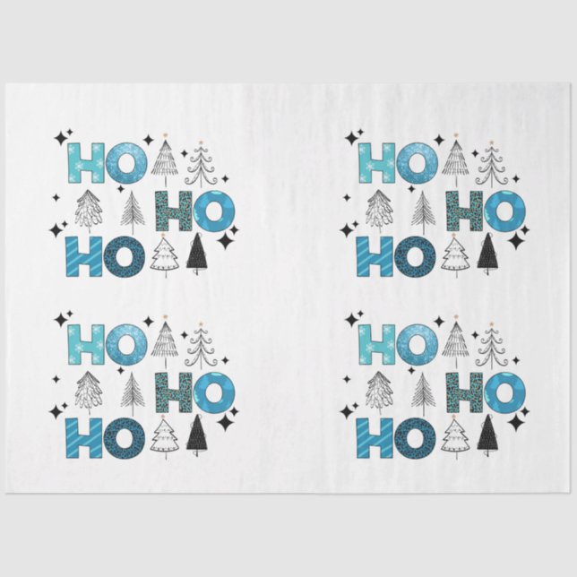 Papel De Seda Personalização do Papai Noel (Frente )