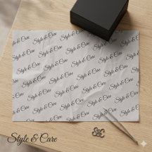 Papel de Seda Personalizado com Impressão de Nome
