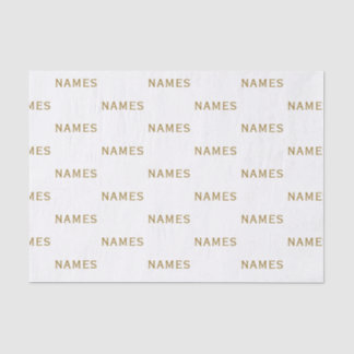 Papel De Seda Personalizado Com Sobrenome ou Apelido Neles