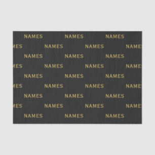 Papel De Seda Personalizado Com Sobrenome ou Apelido Neles