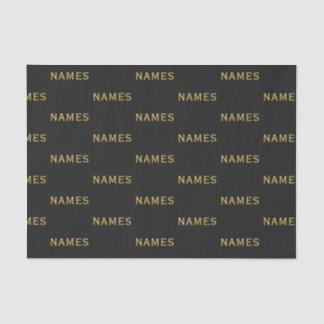 Papel De Seda Personalizado Com Sobrenome ou Apelido Neles