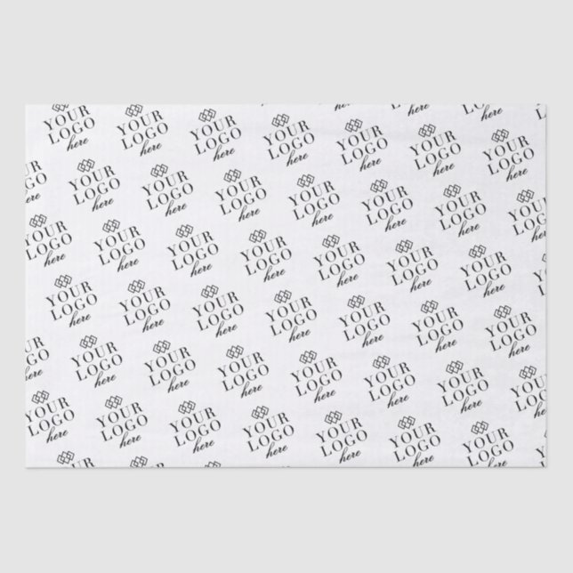 Papel De Seda Personalizado o logotipo aqui (Frente )