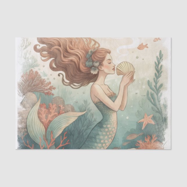 Papel de seda personalizado SEREIA (Frente )