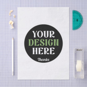 Papel De Seda personalizado, único, elegante e minimalista hersh