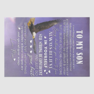 Papel De Seda Personalizar O Meu Filho Do Presente Da Mãe Do Am