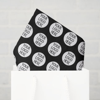 Papel De Seda Personalize o padrão do logotipo da sua empresa em