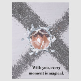 PAPEL DE SEDA PERSONILIZE TEXT AND PICTURE 