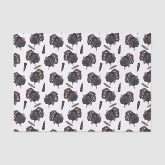 Papel De Seda Perus e Penas - Livro Branco (Frente )