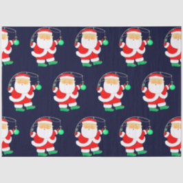 Papel De Seda Pescaria de Férias de Natal