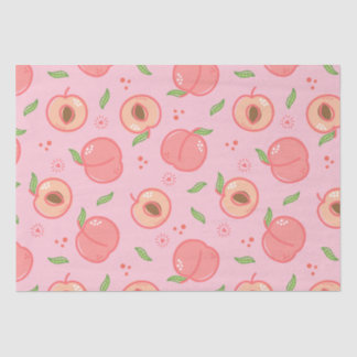 Papel De Seda Pêssego de Verão doce